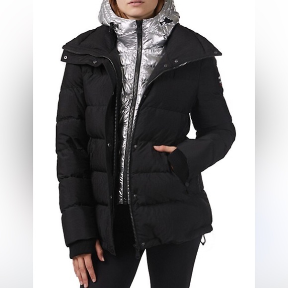 Pajar Other - Pajar NWT Channel quilted puffer jacket with a hooded bib and duck down fill XS.